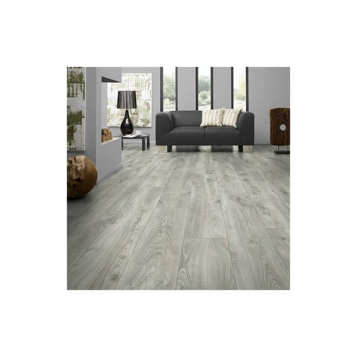 KRONOTEX - Kronotex Parquet Stratifié Mammut Plus - Chêne Highland Argent D4797 - 1845 x 244 x 10 mm