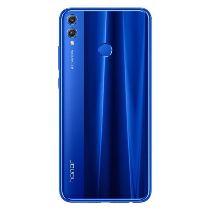 Smartphone HONOR 8X Bleu 64 Go - Ecran 6,5