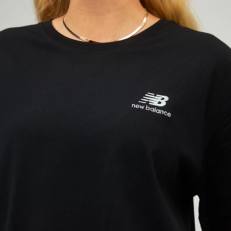 Unisex-T-Shirt Uni-ssentials Baumwolle - SCHWARZ