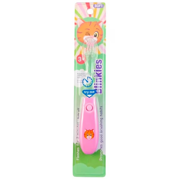 Otroška zobna ščetka Blinkies s časovnikom za ščetkanje<br>3–9 let