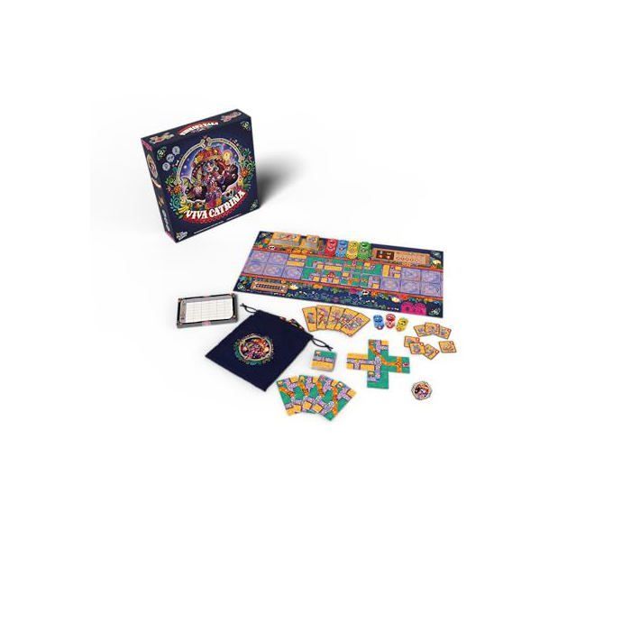 Strategic board game - Blackrock Games - Viva Caterina - 2-6 players - Ages 8+ - Tile placement