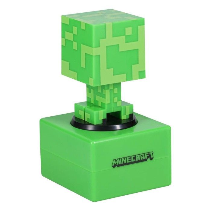 Réveil Minecraft Creeper - PALADONE - Répétition et Veilleuse Lumineuse - Vert