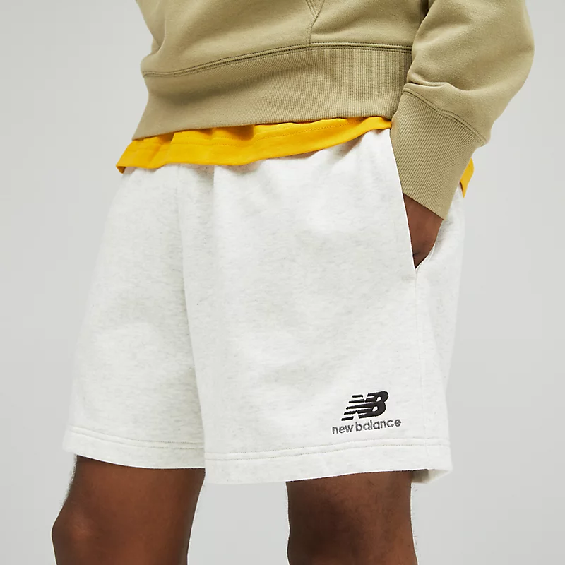 Uniseksowe szorty frotte Uni-ssentials - SEA SALT HEATHER