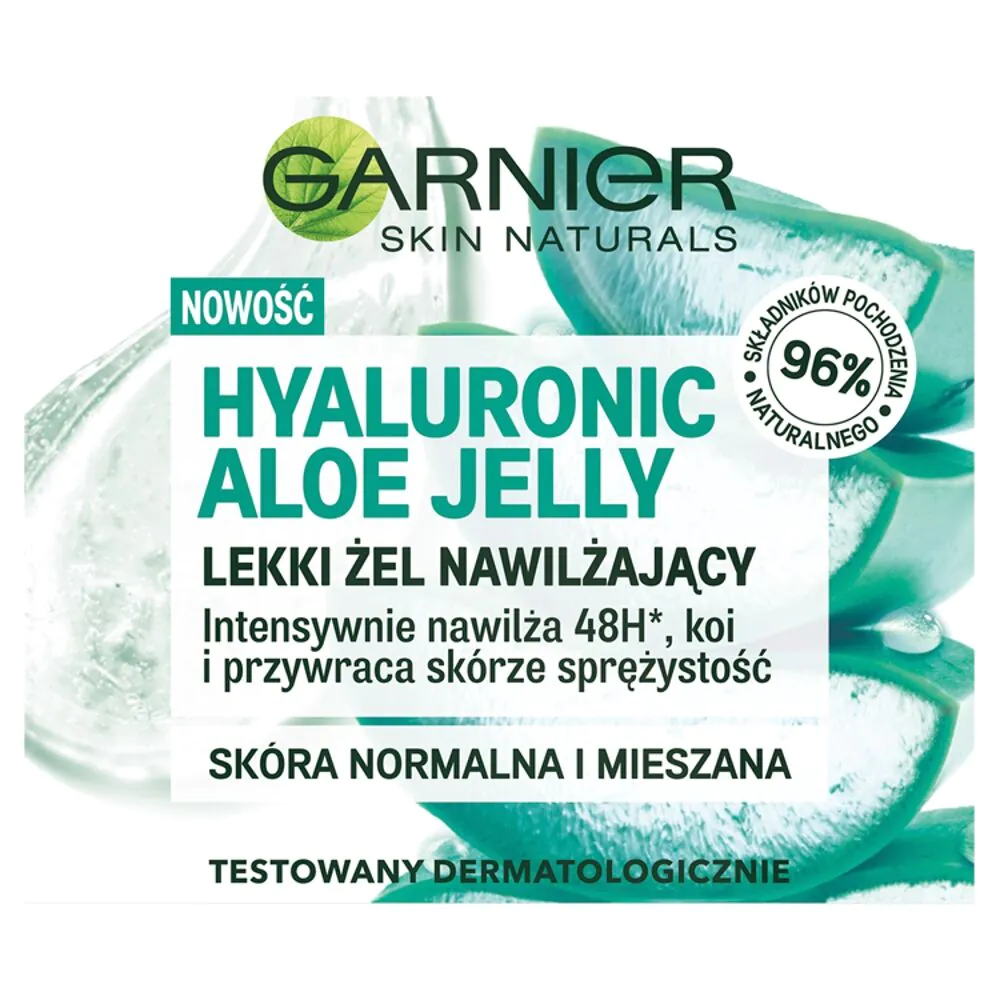 Garnier Hyaluronic Aloe Jelly Lekki żel nawilżający