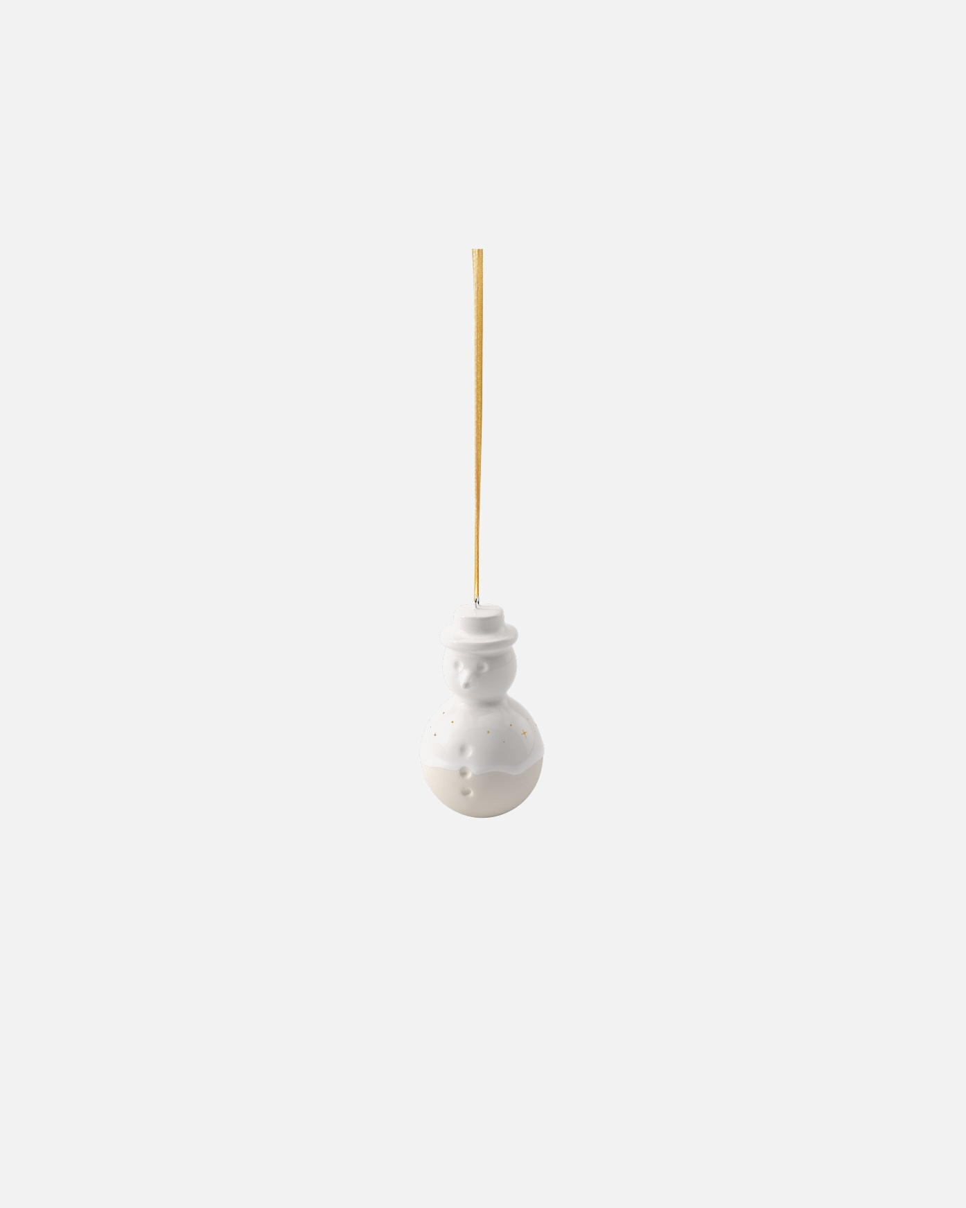 Objet décoratif Villeroy & Boch Bonhomme de neige à l'éclat hivernal – 1 pièce