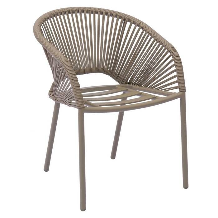Stapelbare tuinstoel Oryon, caféstijl - Hespéride
