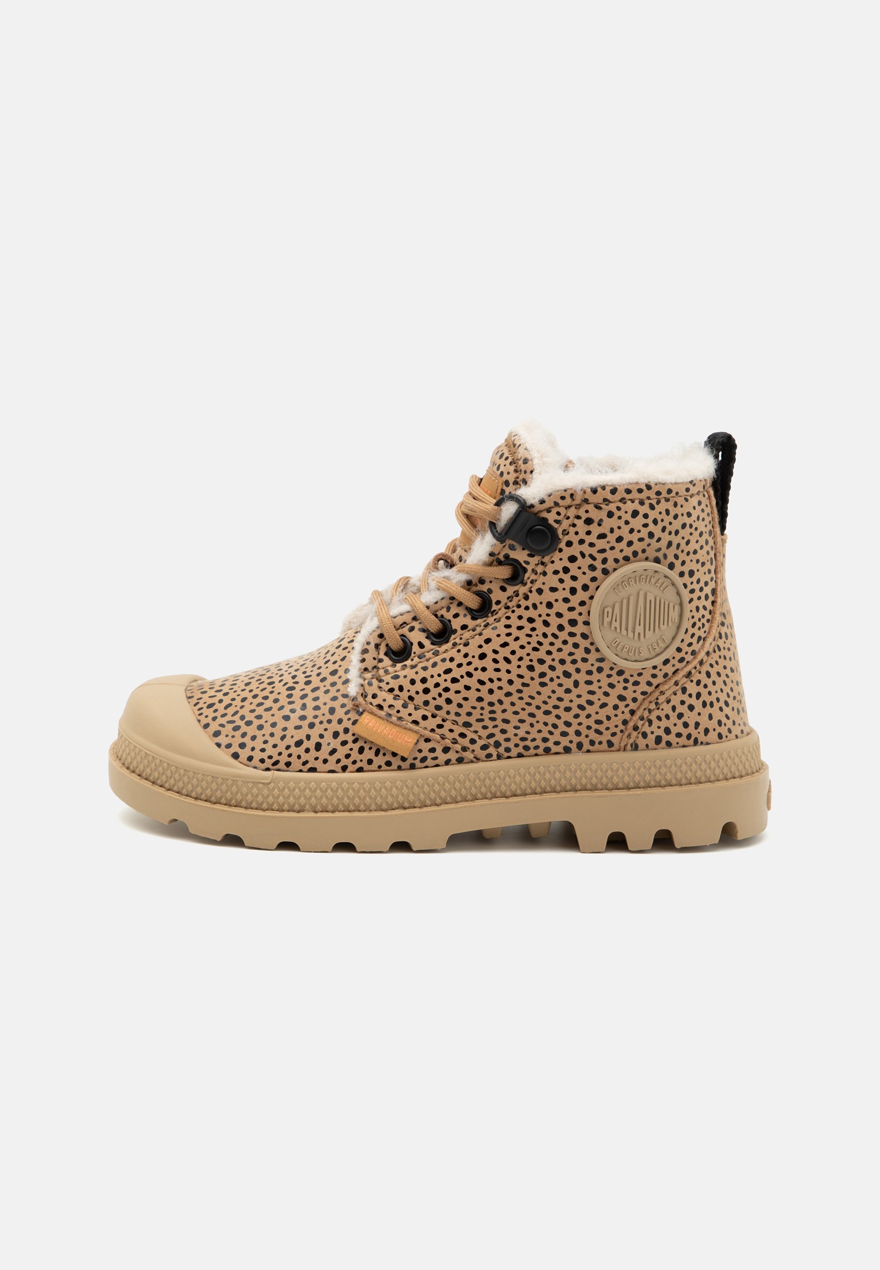 Palladium PAMPA HI ZIP UNISEX - Botki sznurowane - safari