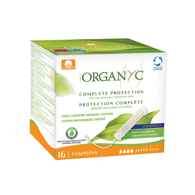 Organyc Tamponien Applikaattori Heavy Flow Super Plus 16 kpl 16 kpl