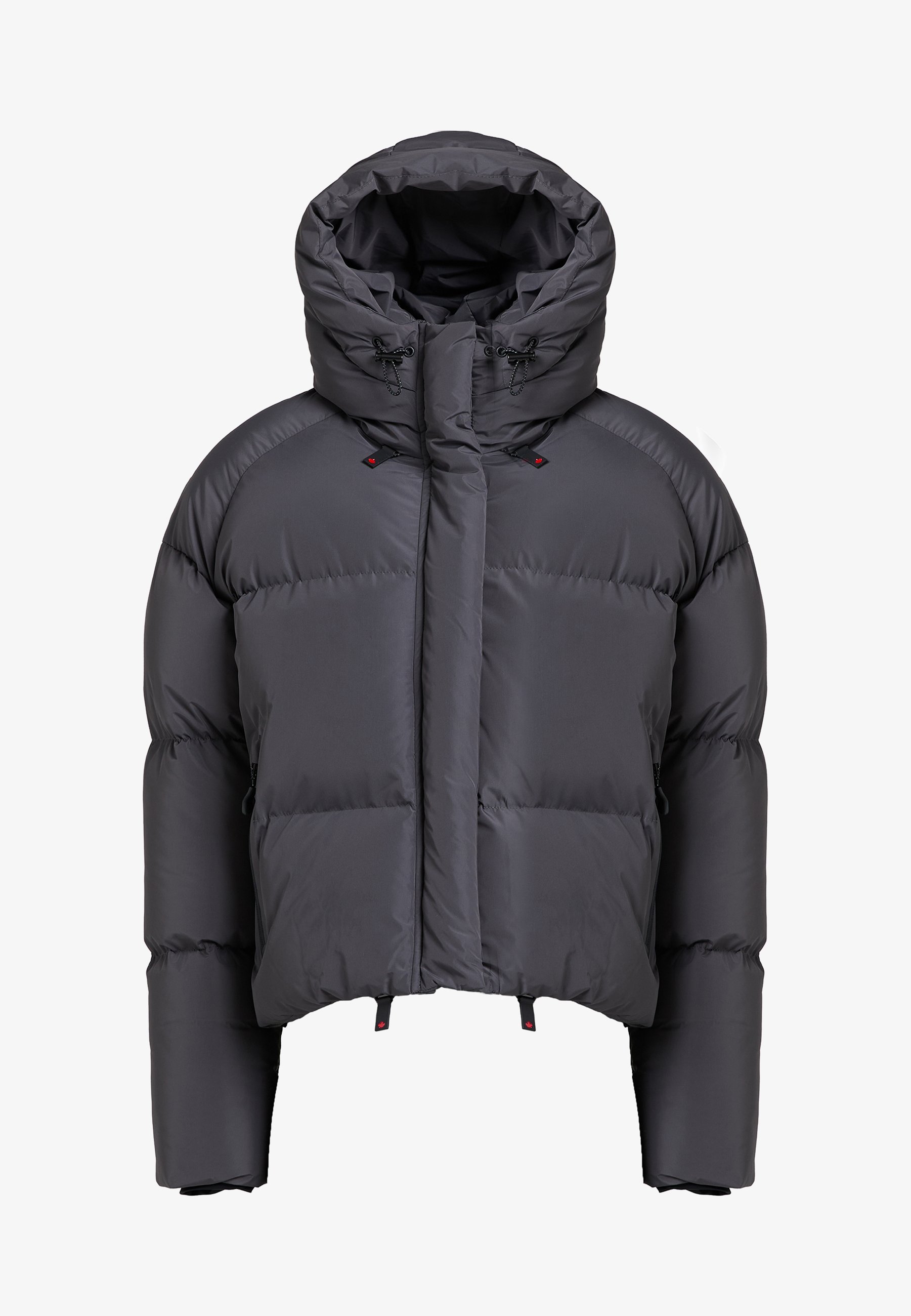 Zavetti Canada RIVERA TECH SHORT PUFFER JACKET - Winterjas - asfalt