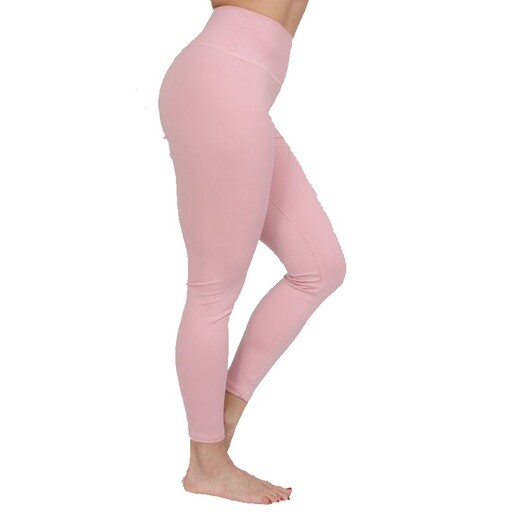 Rosa sportleggings i bomull för kvinnor