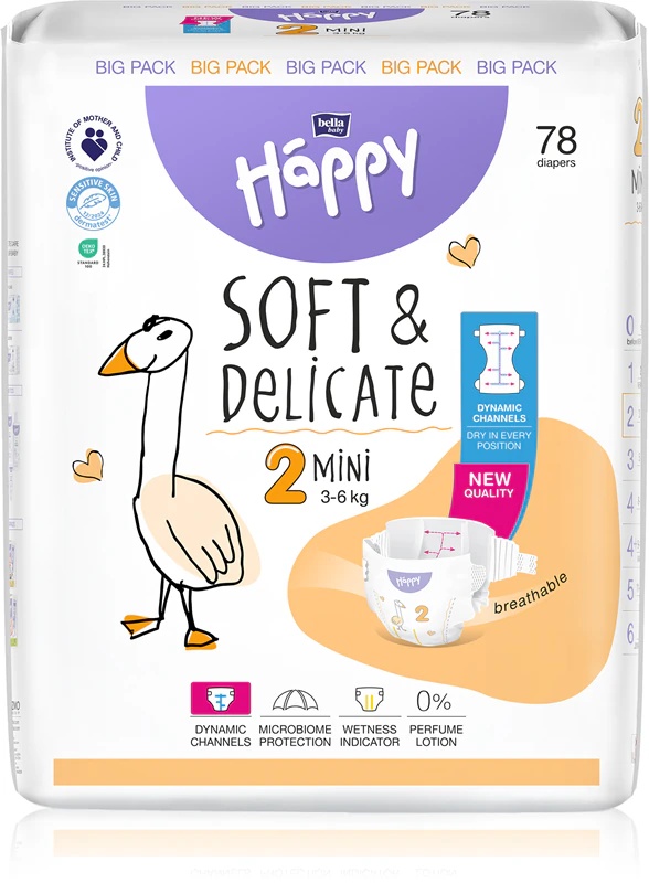 Plenice za enkratno uporabo BELLA Baby Happy Soft&Delicate
