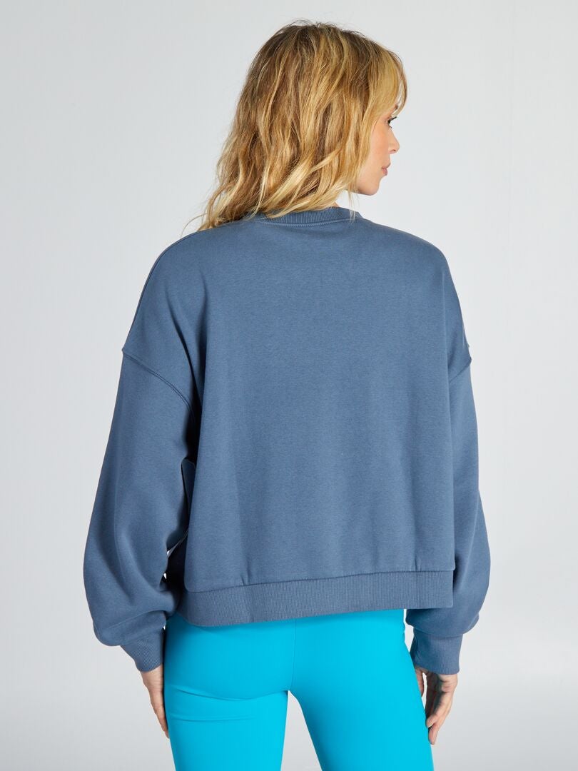 Fleece sweatshirt - BLAUW