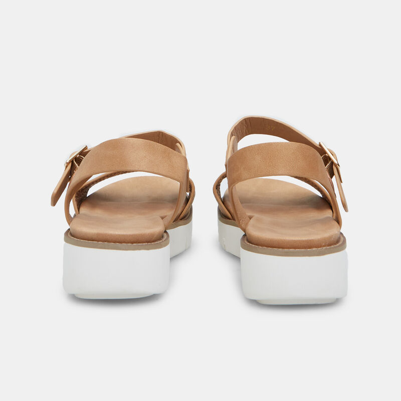Sandalo da donna z platformą suola 4 cm