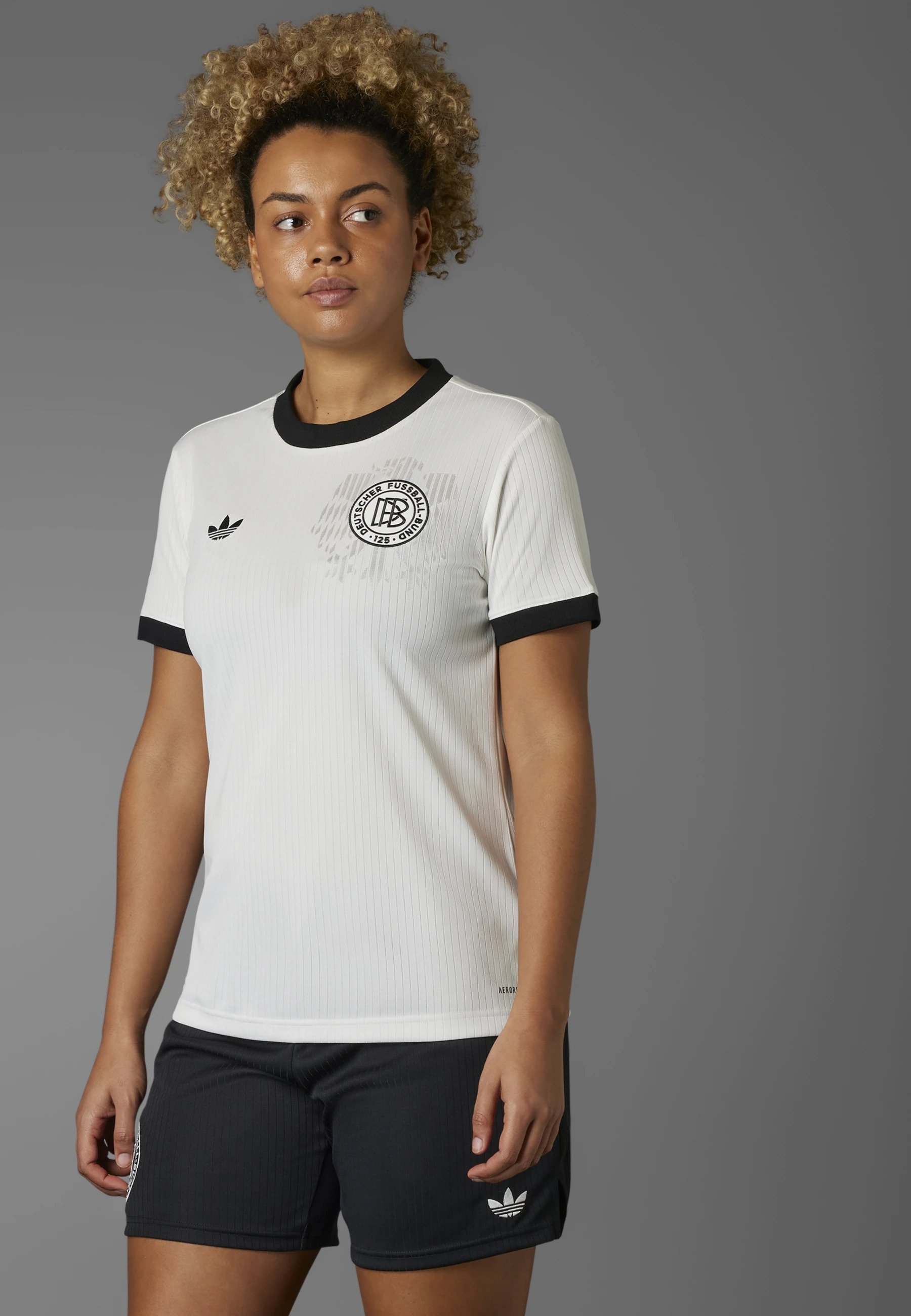 adidas Originals DEUTSCHLAND DFB 125-JARIG JUBILEUM - Kleding van het nationale team - wolkwit/zwart