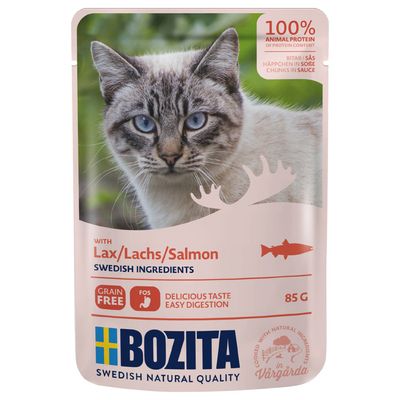 Bozita stykker i sauceposer 12 x 85 g