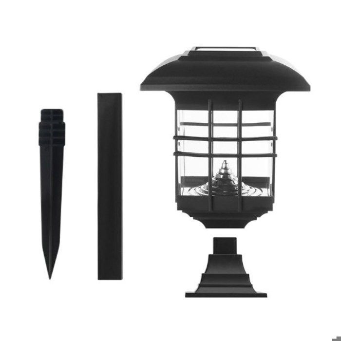 Portable Outdoor Hanging Solar Metal Lantern, White Light for Garden Landscape