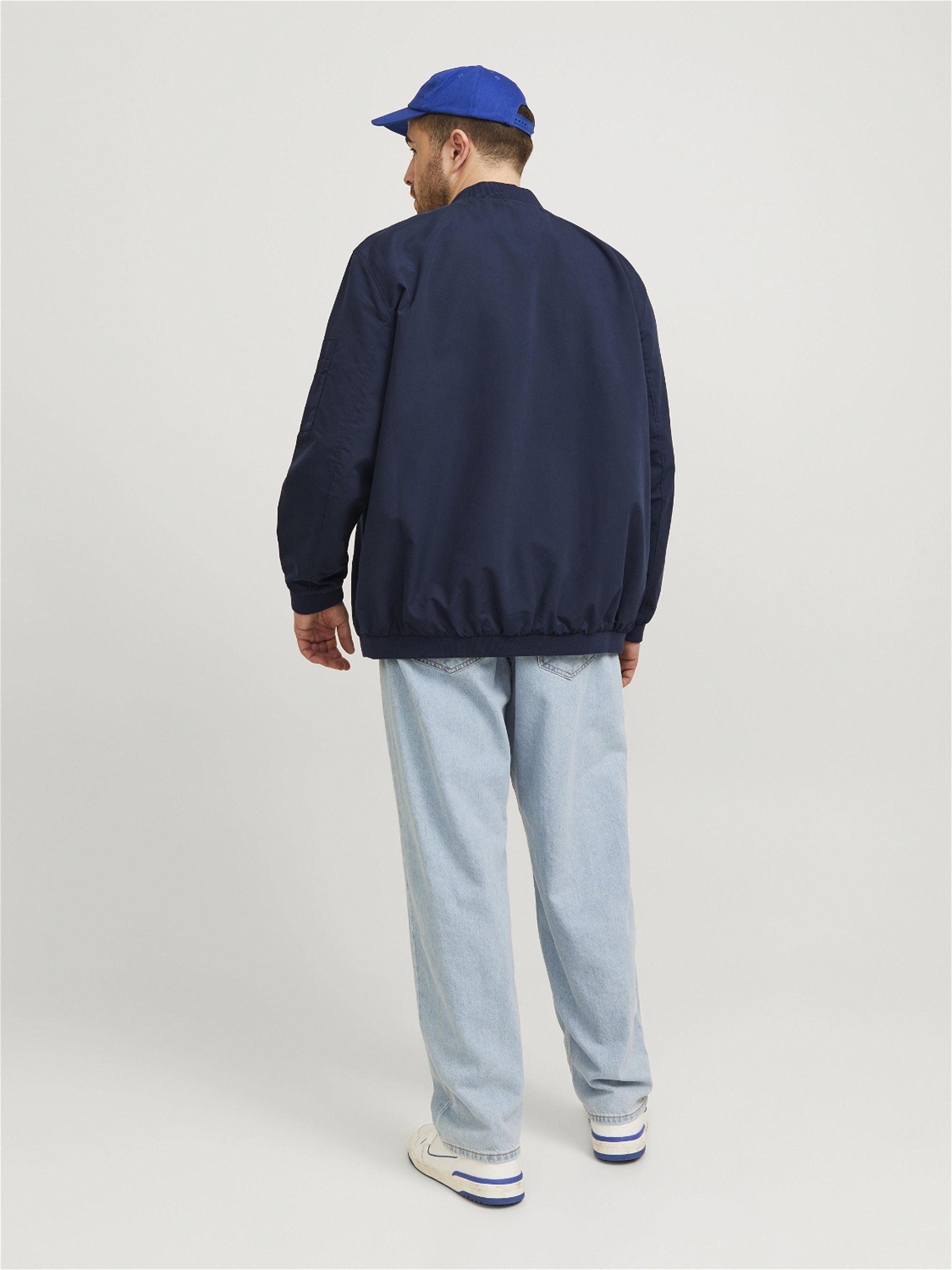 Jack & Jones JJERUSH - Bomberjacke - marineblauer Blazer