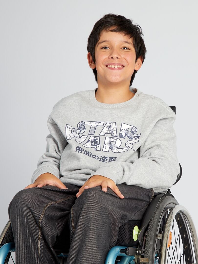 Star Wars fleece sweatshirt - Gemakkelijk aan te trekken - WIT
