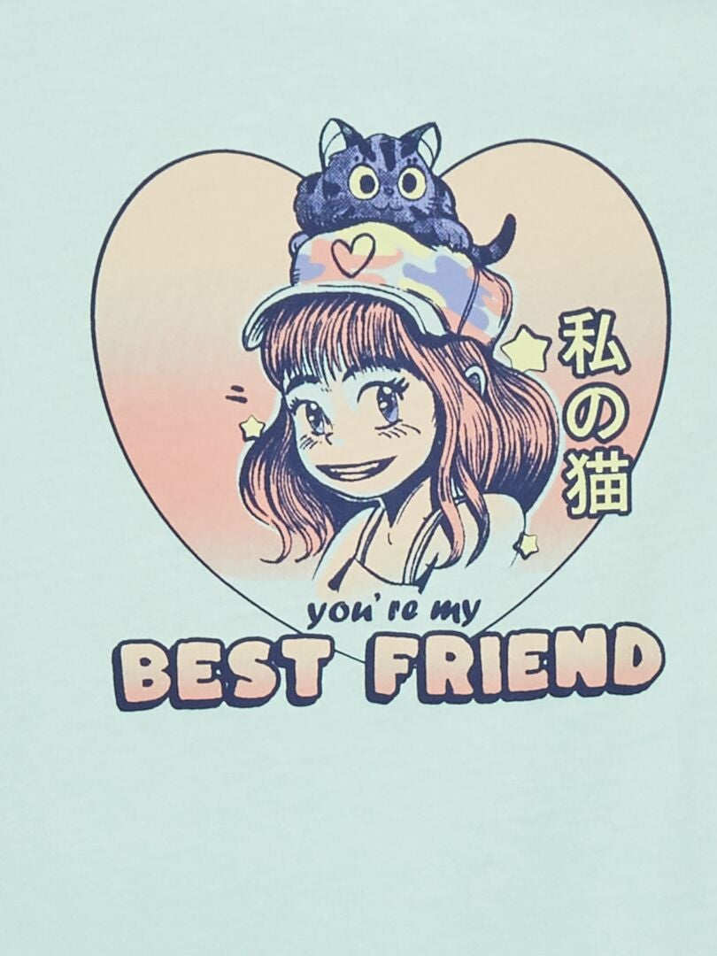 Camiseta estampada - AZUL