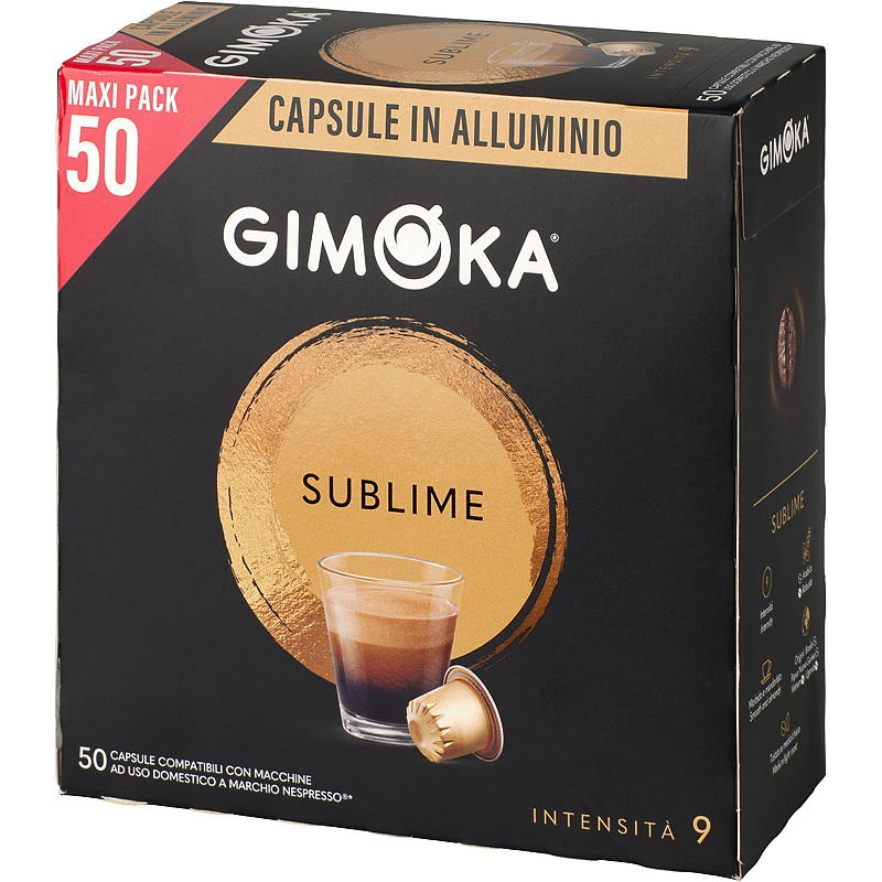 Capsules de café Gimoka, 50 unités. Sublime