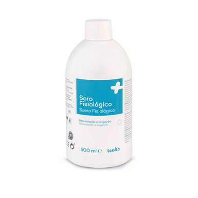 Fyziologický roztok Wells pro nebulizaci a irigaci 500 ml 500 ml