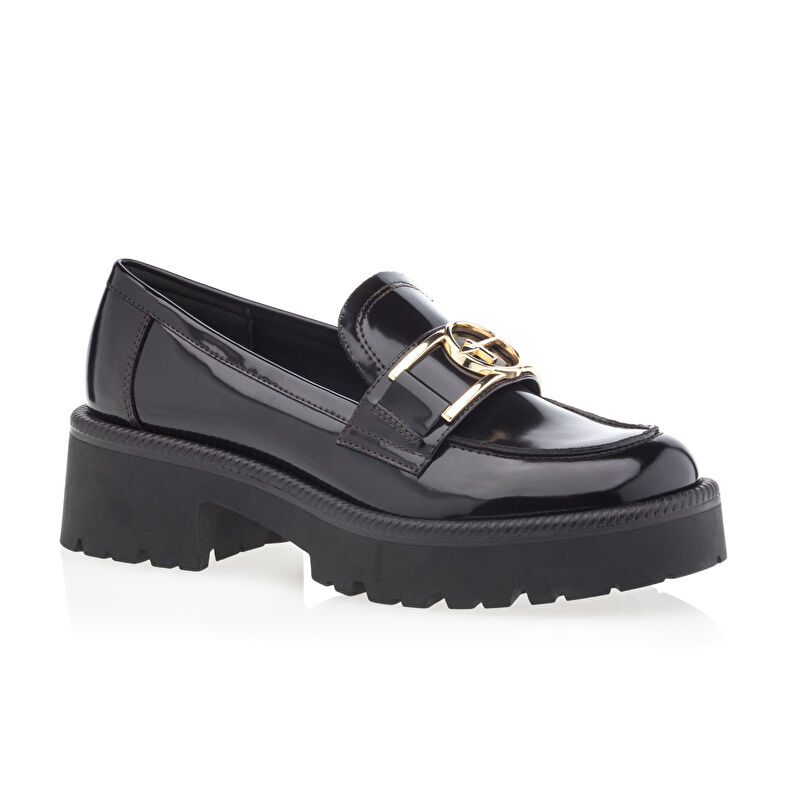 Brune loafers/båtsko til dame