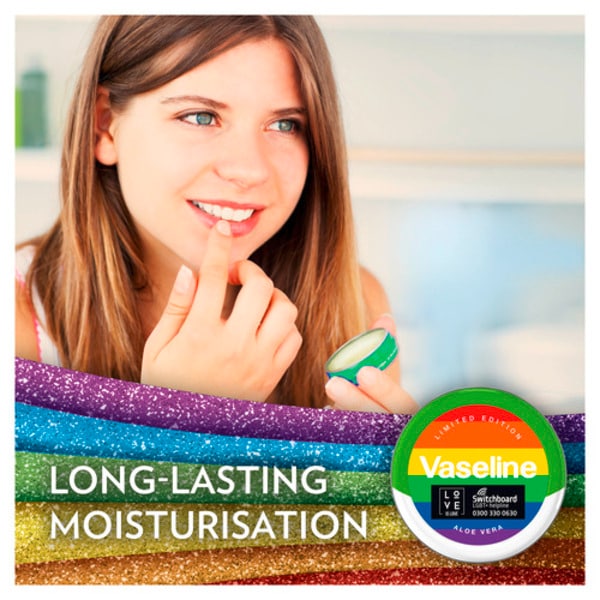 Vaseline Limited Edition Pride Leppestift Aloe Vera 20g