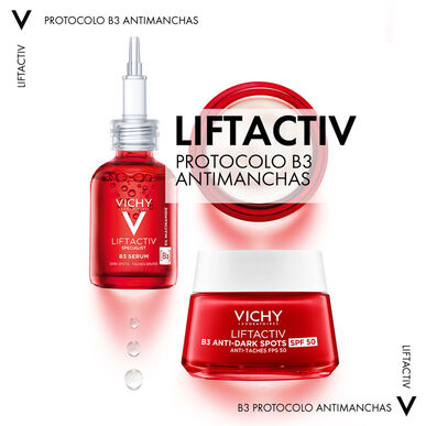 Vichy Liftactiv B3 tummia läiskiä ehkäisevä SPF50 -tahroja ja ryppyjä ehkäisevä voide niasiiniamidilla SPF50 50 ml 50 ml