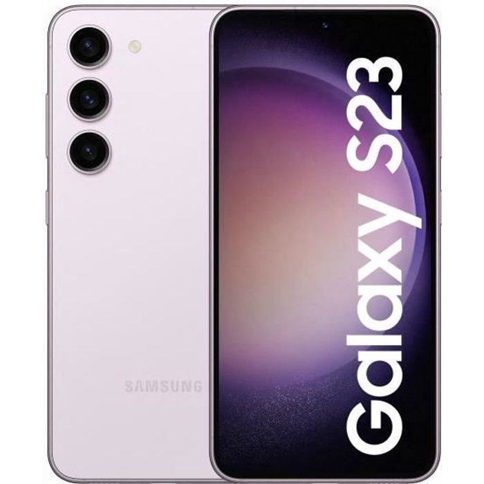 SAMSUNG Galaxy S23 256Go 5G Lavande Single SIM US Version Smartphone