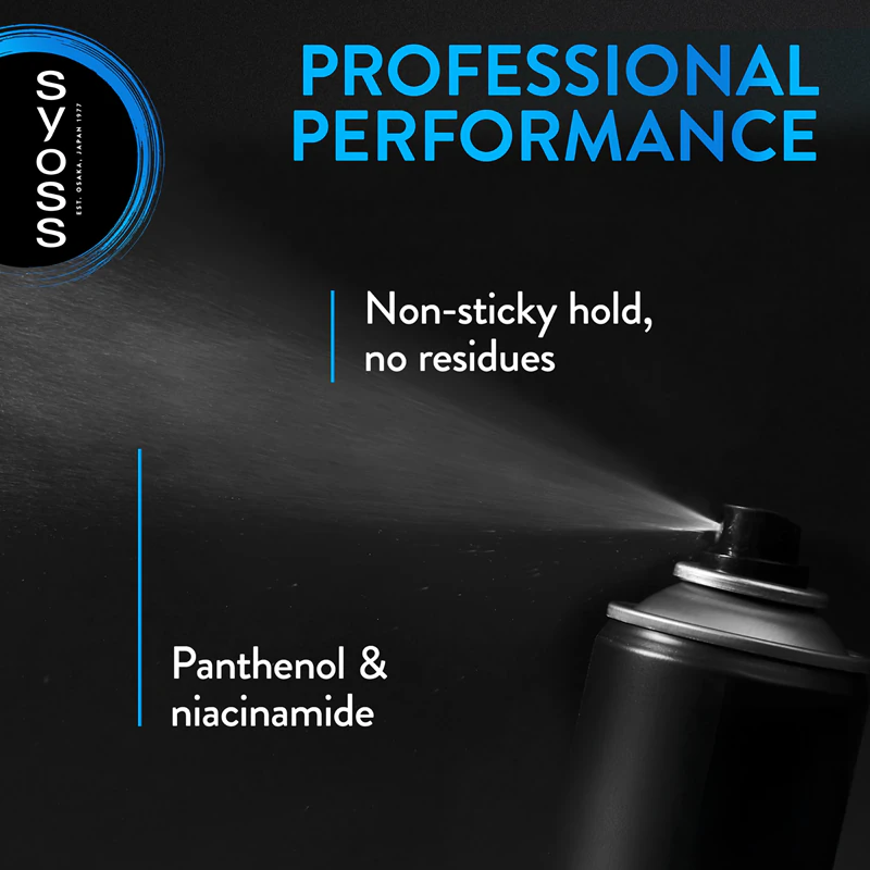 Spray fixador Syoss Volume Hairspray, fixação forte, 48 horas de duração