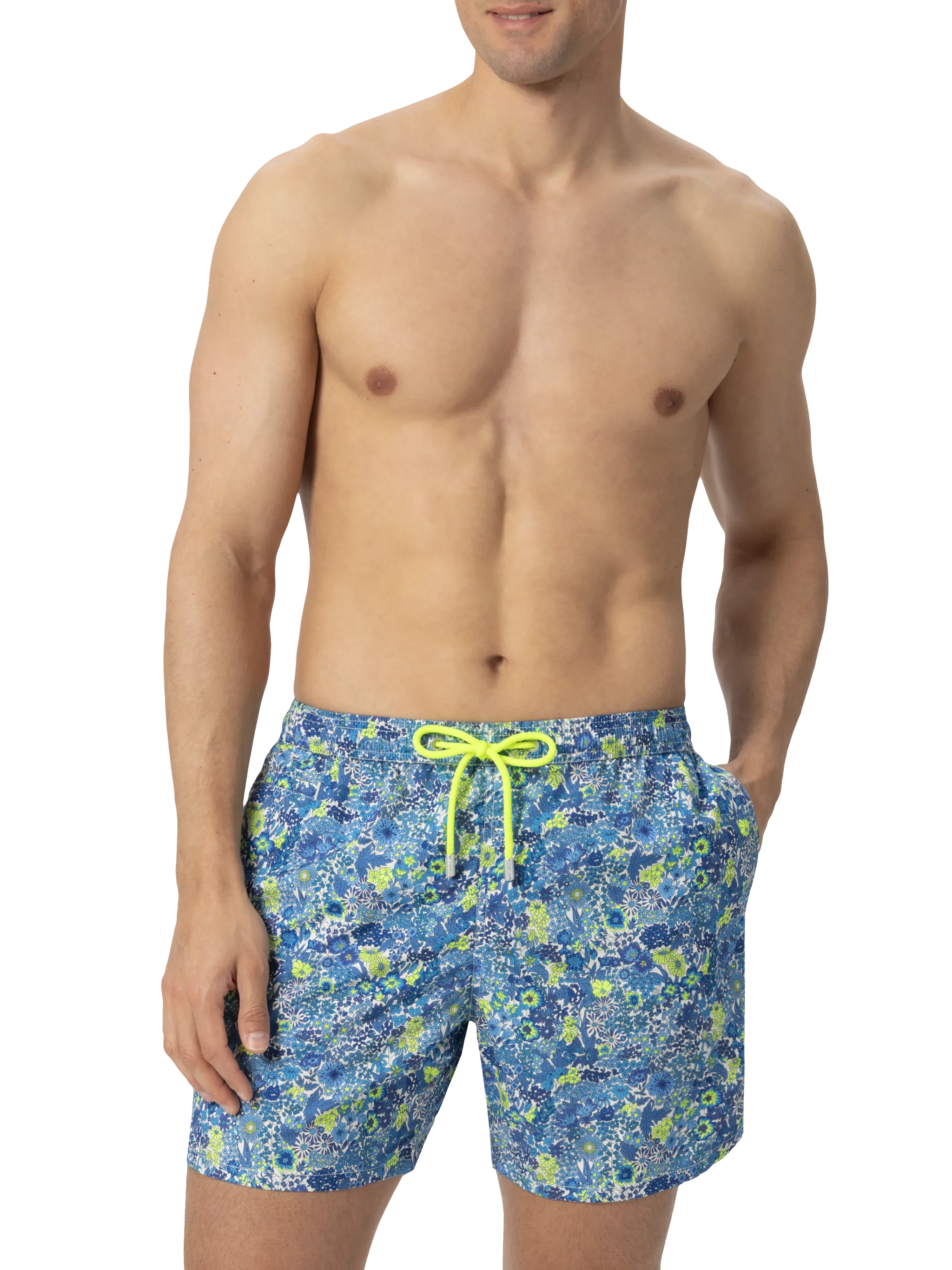 Zwempak met een luchtige look in lichtgewicht stof met Margaret Annie-print | M