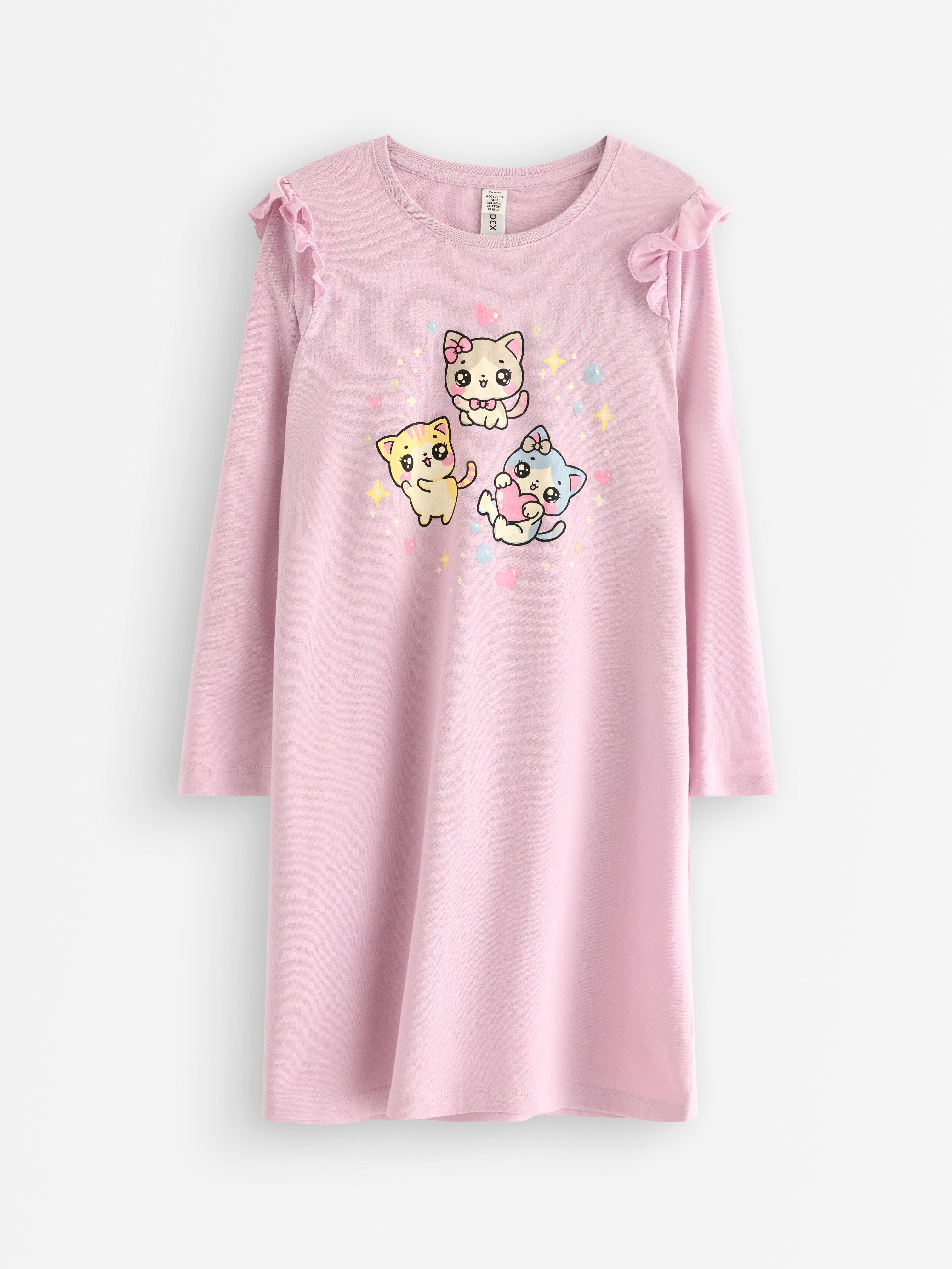 Camisón rosa empolvado