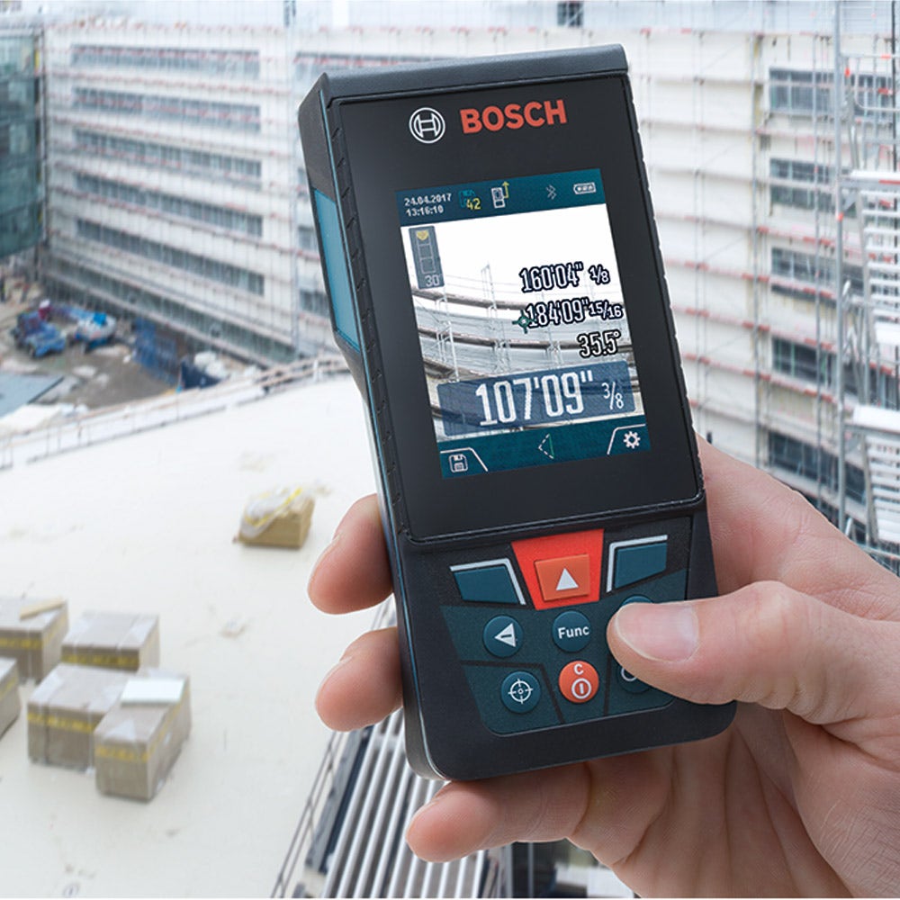 BOSCH 150m avstandsmåler med kamera og Bluetooth GLM150C 0601072FK0