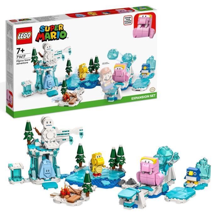 LEGO® Super Mario 71417 Ensemble d’Extension L'Aventure dans la Neige de Morsinet, Jouet