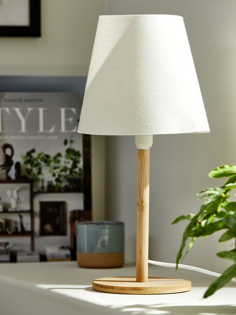 JULIUS JULIUS stolna lampa Ø19xV39cm prirodna