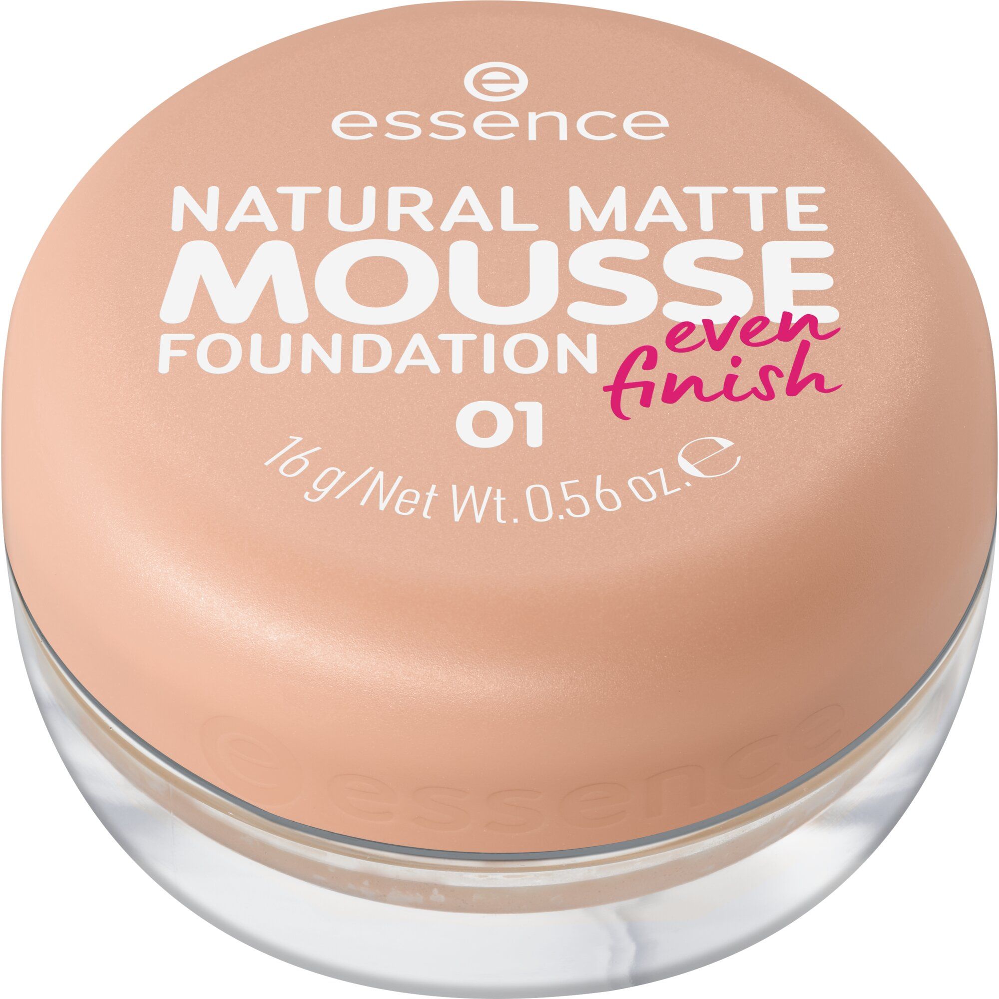 Prírodný matný penový make-up Báze pod make-up