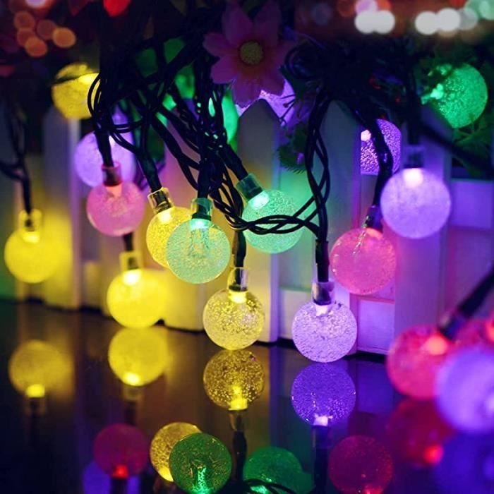 Luci decorative da esterno - ZGEER - 7,9 metri - 50 LED - Resistenti all'acqua - Multicolore