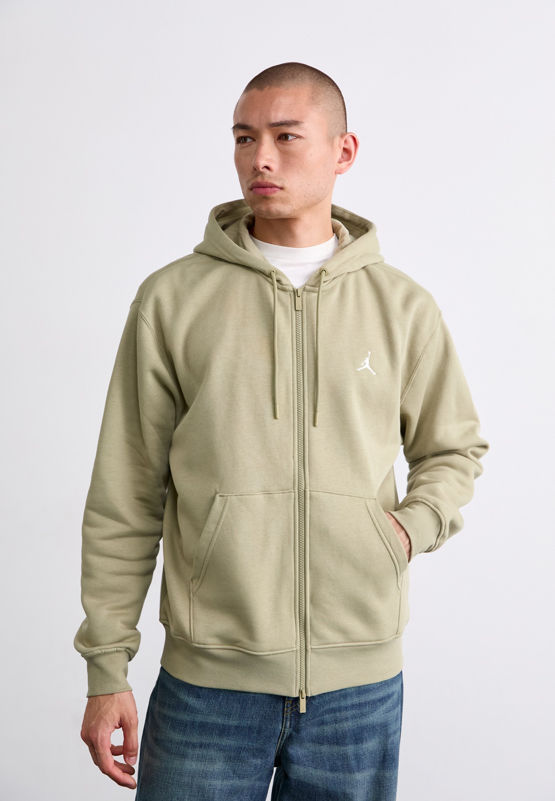 Jordan Zip-up sweatshirt - medium khaki/sail
