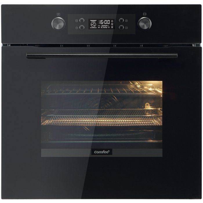 Inbouw pyrolytische oven met airfryer - 72 liter - COMFEE CBO65P80E0-BK - Zwart - Energieklasse A