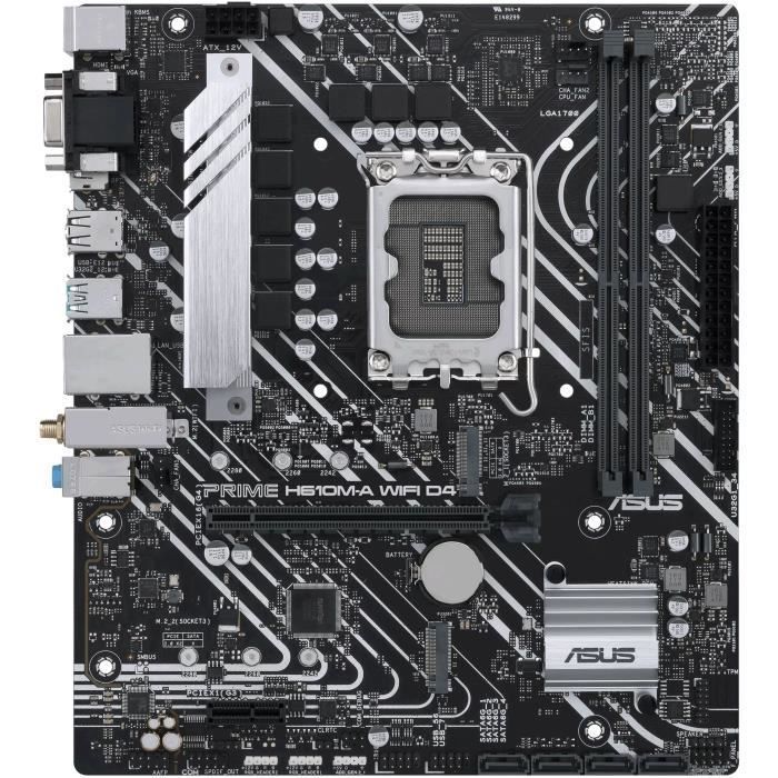 Motherboard - ASUS - PRIME H610M-A WIFI D4 - Intel H610 LGA 1700 micro ATX