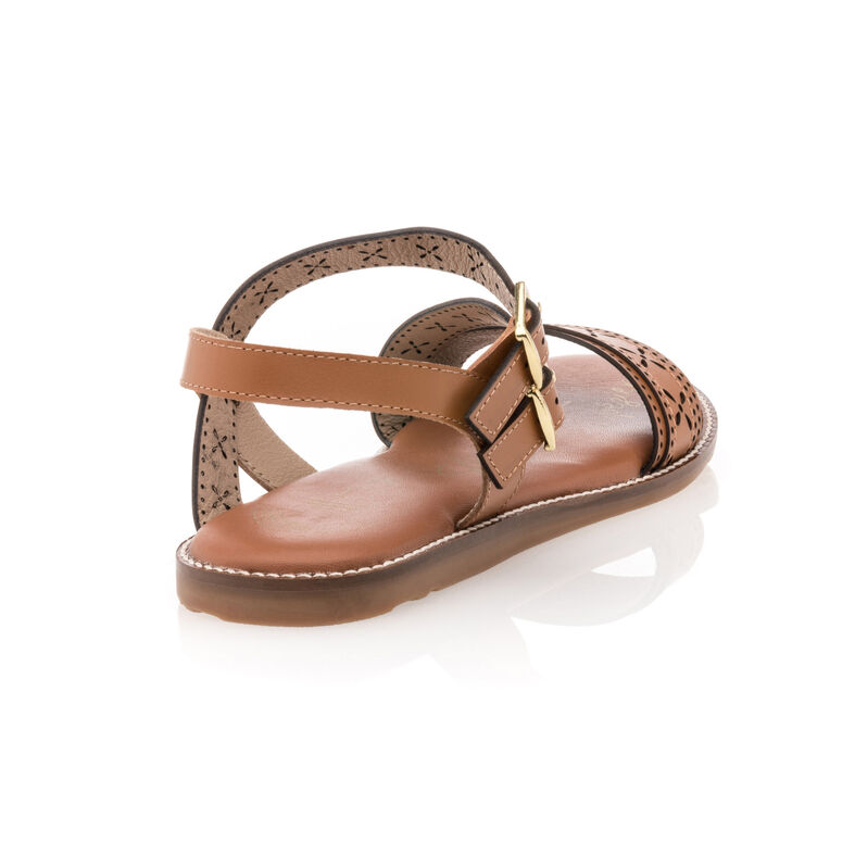 Sandalias marrones para mujer / Zapatos de punta abierta