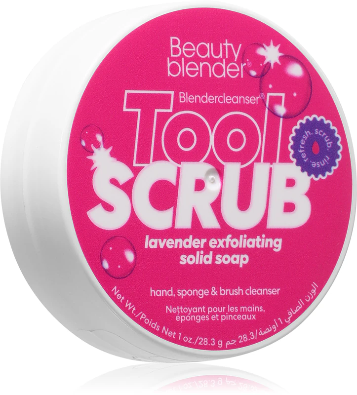 beautyblender® Tool Scrub Levanduľové mydlo na čistenie štetcov a hubiek na líčenie