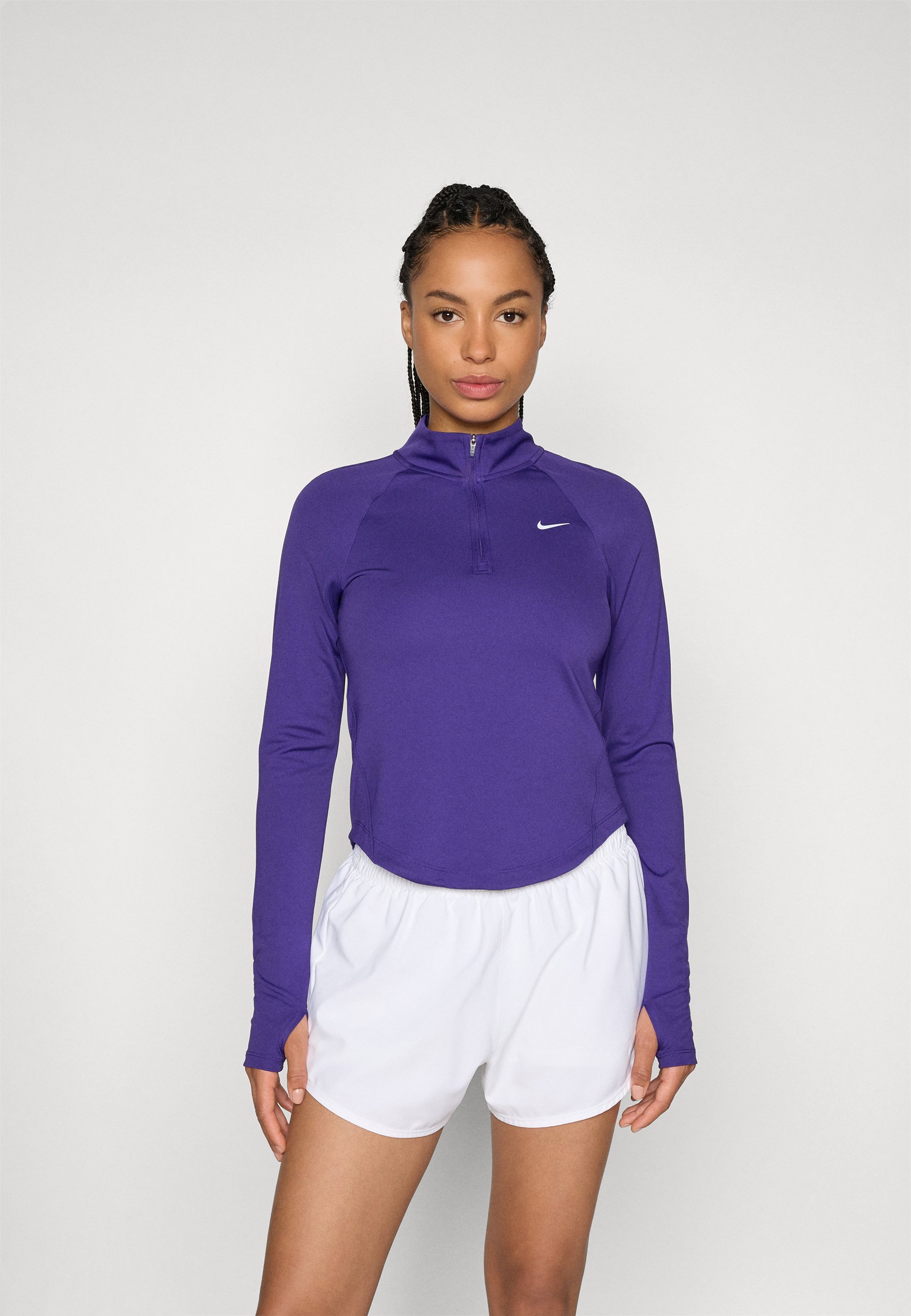 Nike Performance TEMPO – Langarmshirt – Court-Lila/reflektierendes Silber