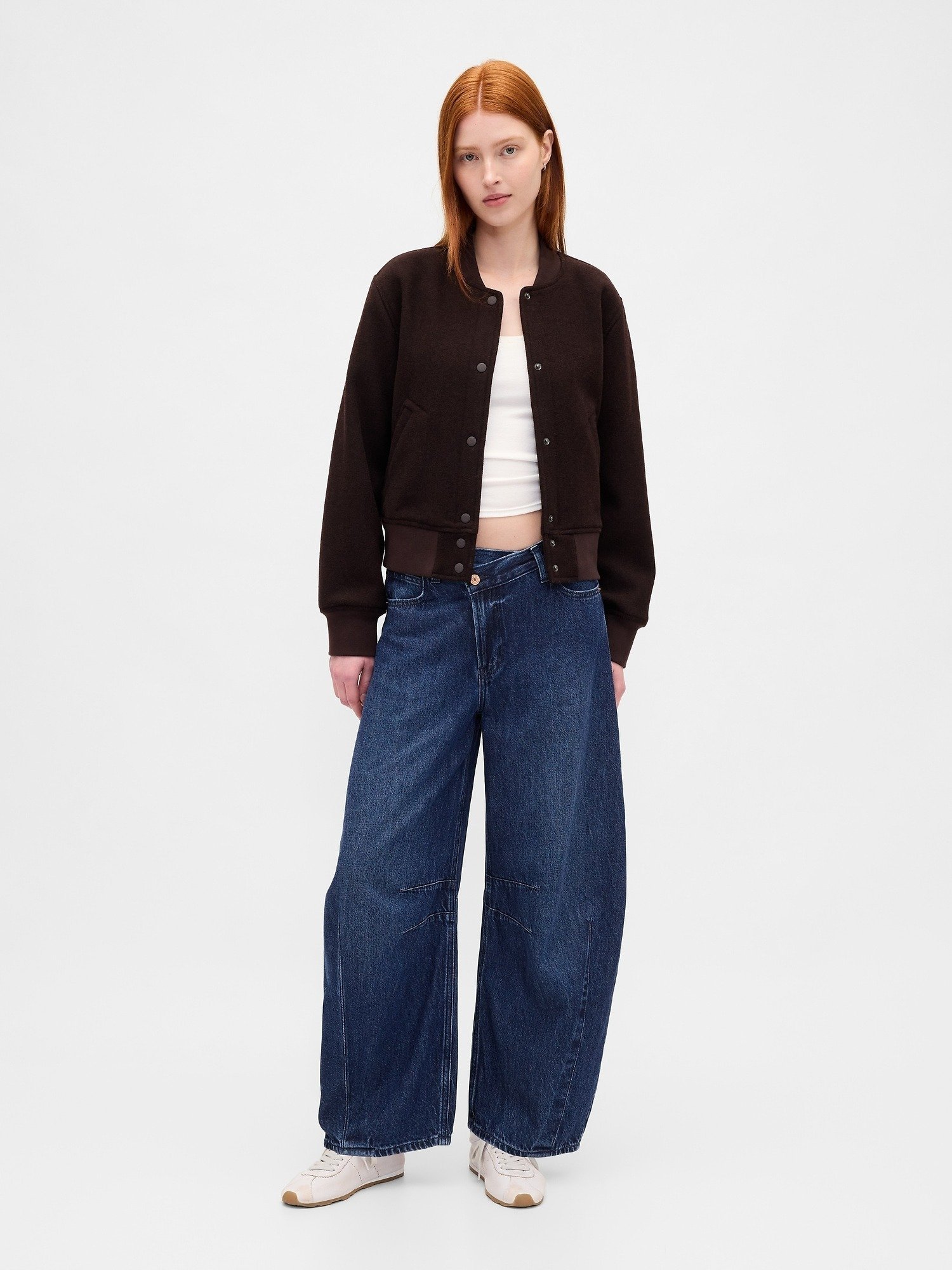 GAP HORSESHOE HUTTON CROSSOVER - Džíny Relaxed Fit - black
