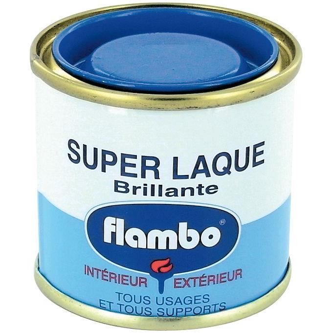 Maling - AVEL - Flambo Glycerolakk - 50 ml - Hvit - Blank - Innvendig/Utvendig