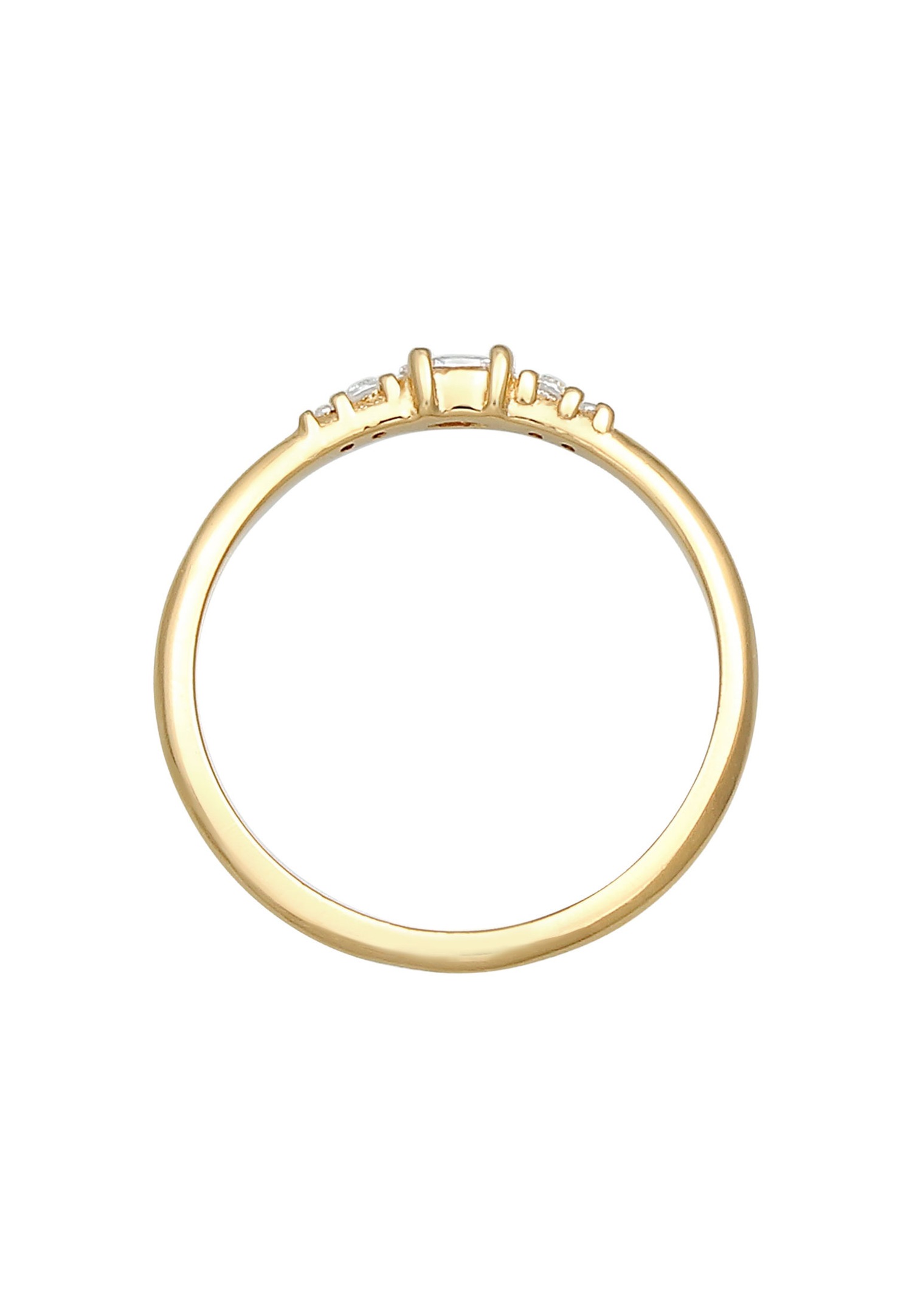 Elli Femmes Marquise Élégante Fiançailles avec Cristaux de Zirconium en Argent Sterling 925