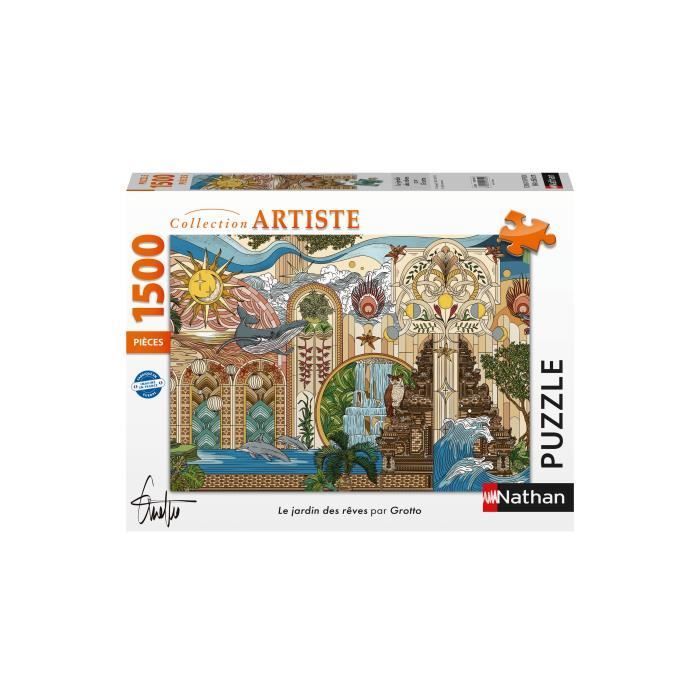 Rompecabezas de 1500 piezas El Jardín de los Sueños, para mayores de 14 años, rompecabezas de alta calidad, Colección de Artistas, 12001612, Nathan