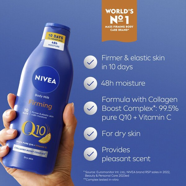 NIVEA Q10 млеко за учвршћивање тела<br>400ml - Сува кожа