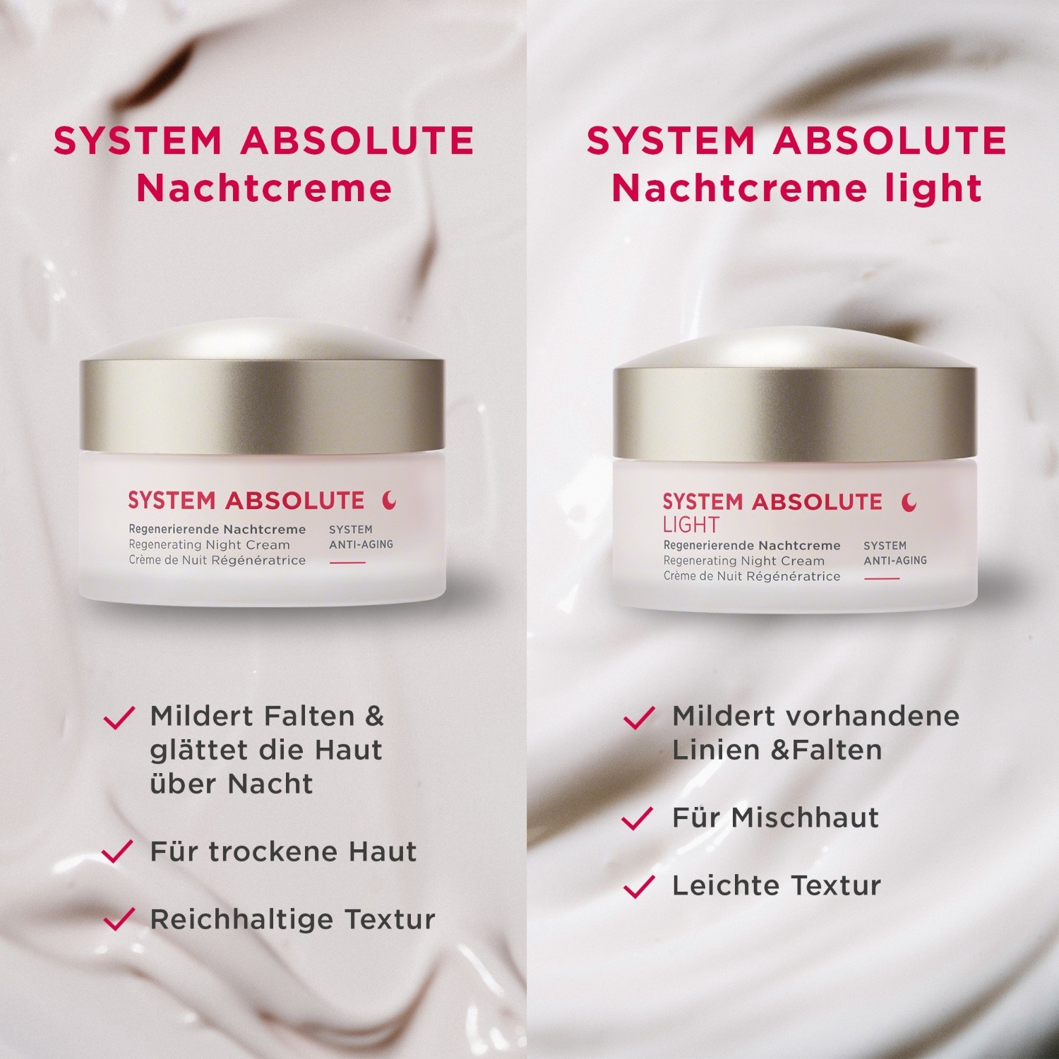ANNEMARIE BÖRLIND Noćna krema SYSTEM ABSOLUTE Light - 50 ml