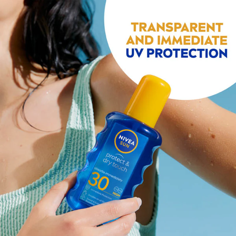 NIVEA SUN Protect & Dry Touch Invisible Sunscreen Spray SPF 30
